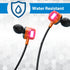 MANHATTAN Bluetooth Wireless Neckband Headphones, 15H Playtime, Noise-Isolating, IPX4 Water Resistant, Built-in Mic