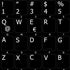 4Keyboard Spanish (Latin American) Non-Transparent Keyboard Sticker for Laptop, Desktop with White Lettering