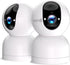 Rraycom 2Pack Baby Camera Monitor for Home Security, 4MP WiFi 6 Indoor Camera, Motion Detection & Tracking