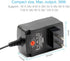 Belker 36W Universal AC DC Adapter Power Supply for LCD LED Light Strip, Router, Speaker, TV Box