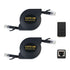 6.6FT CAT6 Retractable Ethernet Cable with RJ45 Connector Port - High-Speed RJ45