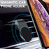 BoxWave MagnetoMount Clip Car Mount for Samsung Galaxy A51 5G - Metal Air Vent Strong Magnet - Jet Black
