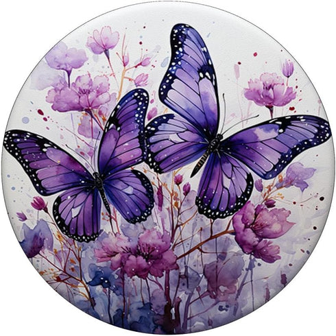 Butterfly Aesthetic Purple Butterflies Nature Blue PopSockets Swappable PopGrip