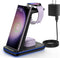 Fast Wireless Charging Station for Samsung/Android, Compatible with Galaxy S24/S23+/S22/Z Flip 6/5, Watch7/6/5/Pro