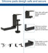 Weiyichuang Adjustable Headphone Stand, Foldable Hanger, Desk Hook for Headphones