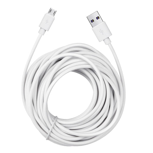 Smays 26 ft Micro-USB Extension Cable Replacement for Security Cameras (Kasa, Blink