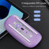 Uiosmuph G11 Wireless Mouse, USB C Rechargeable, Slim Silent 2.4GHz Optical Mouse for Laptop/Mac/PC