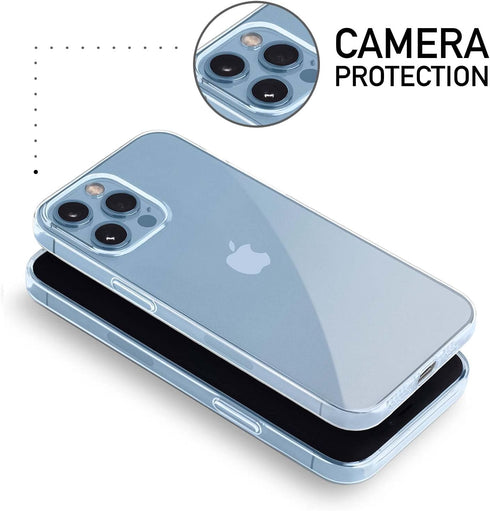 totallee Clear iPhone 13 Pro Max Case, Ultra Slim Minimal Cover for Apple iPhone 13 Pro Max (2021)
