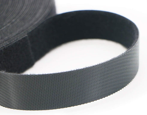 Pasow Fastening Tape Cable Tie - Double Side Nylon Power Wire Management 3/4 Inch 1 Roll Hook (5 Yards, Style 2)