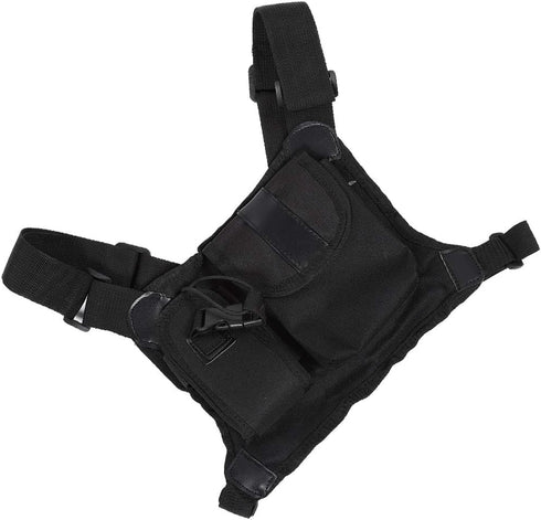 Radio Chest Bag, Universal Hands Radio Chest Harness Carry Case Pocket Pack Holster for Two Way Radio