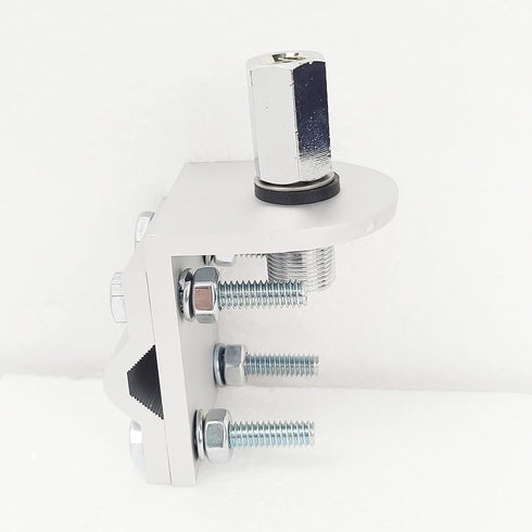Double Groove Antenna Mirror Mount for CB Radio with SO239 Stud, 3/8” x 24 Thread