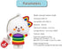 BorlterClamp 32GB USB Flash Drive, Cute Cartoon Cloud Girl Model, Memory Stick Gift for Students