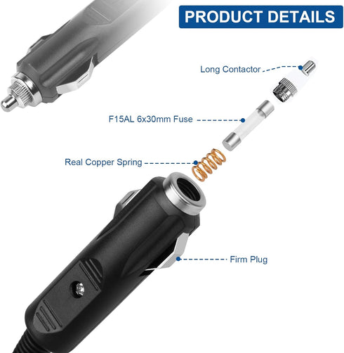 TREE.NB 65W 61W 45W USB C PD Vehicle Car Adapter Charger for Dell XPS, Lenovo, HP Spectre, ASUS ZenBook