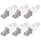 VCELINK Tool-Free RJ45 Connector - CAT6A Field Termination Plug for CAT6A, CAT6 Network Cable (6 Pack)