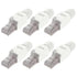 VCELINK Tool-Free RJ45 Connector - CAT6A Field Termination Plug for CAT6A, CAT6 Network Cable (6 Pack)