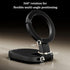 Growalleter 3-in-1 360 (1) Magnetic Suction Cup Phone Mount, Foldable & Rotatable MagLock Suction Mount with Hook