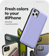 GOOSPERY Magnetic Door Bumper - Lilac Purple Compatible with iPhone 11 Pro Max, Wallet Case with Card Holder