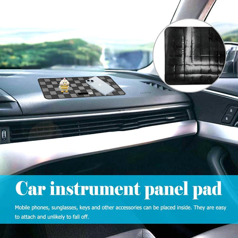 Anti Slip Car Dashboard Pad, Automotive Interior Accessories,PVC Car Dash Gripping Mat Suitable for Placing Mobile