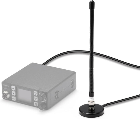 Radioddity CB515 27MHz, SO-239 CB-606/CB-606 PRO/CB-500/CB-27 PRO/CS-47/CB-900 CB Antenna Soft Whip CB Radio Antenna