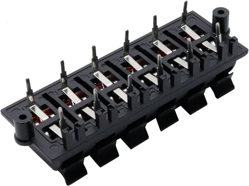 WP12-03B Speaker Terminal Strip, 5Pcs Spring Connection Clip Terminals Block Jointing Clamp Test Clip Jack Socket