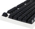 YMDK 104 Key SA Profile ANSI ISO Double Shot Keycaps for Standard MX 104 87 61 Keyboard (Black)