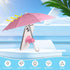 heqxwl Phone Umbrella for Sun - Universal Adjustable Cute Stand With Piggy Suction Cup, Outdoor Anti-reflective Glare
