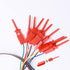 A Set of 10 pcs Red Logic Analyser High Efficiency Clip Ideal Test Hook
