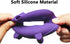 Silicone Cover Case for JBL CLIP 5 Portable Bluetooth Speaker, Soft Skin Sleeve Accessories (Only Case) (Purple)