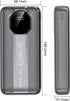Power Bank, 20000mAh PD 22.5W Portable Charger with 4 Built-in Output Channels, 2 Output Cables, QC3.0 Fast Charging