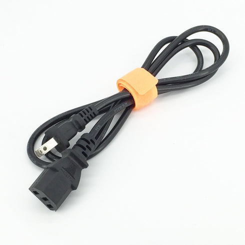 Pasow 50pcs Reusable Cable Ties, 7 Inch Fastening Wire Organizer (Orange)