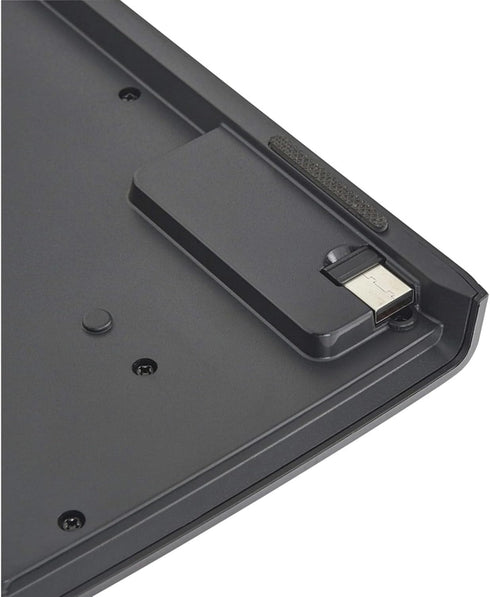 Verbatim 2.4Ghz Wireless Slimline Keyboard with Plug And Play USB Receiver Compatible with PC, Laptop