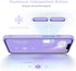 Anqrp Soft Silicone Slim Anti-Scratch Phone Case for iPhone 14 Plus, Support Wireless Charging, 6.7 inch, Purple