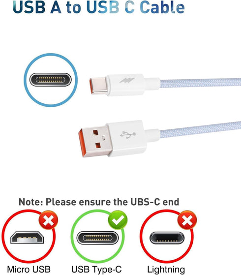 Replacement Omnipod 5 Charger, Charging Cable USB C Charger Cord