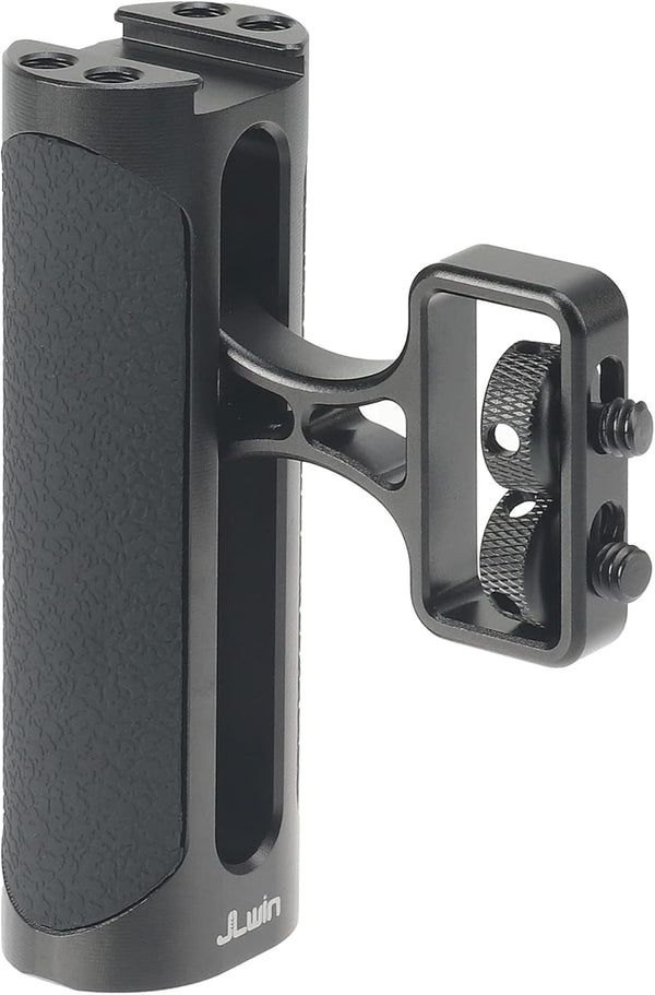 Hersmay Mini Side Handle Camera Hand Grip with 1/4"-20 Screws Stabilizer with ARRI-Style