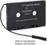 PUSOKEI Bluetooth 5.0 Car Cassette Audio Receiver, Aux Adapter, MP3 Tape Player Converter with Calling Function, Black