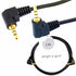 3.5mm Audio Cable 4 Pole TRRS Male to Male, Dual 90 Degree Angle, 3.28ft/1m for Phone, Tablet, Laptop, Microphone.