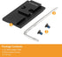 ToopMount T10 Viewfinder Dot Sight Mount Plate, GL-MOS-AC Optics Mounting Adapter Plate, Dot Sight Slide Mount Base