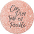 PopSockets Swappable PopGrip Con Dios Todo Es Posible Christian Woman Bible Spanish