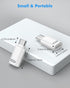 MoKo Lightning Female to USB C Male Adapter, 2 Pack USB-C to Lightning Adapter for iPhone 15/15 Pro/Air, Support Fast