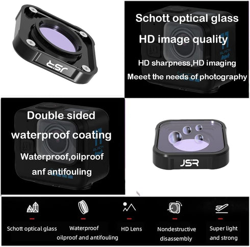 CPL MCUV ND 8 16 32 Lens Filters for GoPro Hero Black 11 Mini Camera Accessories (ND32)