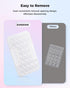 SUPERONE 17/16/15/14/13/12 Magnetic Suction Phone Mount for MagSafe Case, Magnetic Silicone Sticky Phone Grip Holder