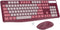 Wireless Keyboard and Mouse Combo, Lovaky 2.4G Full-Sized Ergonomic Keyboard Mouse, Quiet Click for Computer/Laptop
