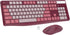 Wireless Keyboard and Mouse Combo, Lovaky 2.4G Full-Sized Ergonomic Keyboard Mouse, Quiet Click for Computer/Laptop