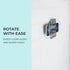 MagSafe Phone Holder Portable Mount, Reusable Stand for Shower, Mirror, Kitchen, Compatible with MagSafe, Adjustable