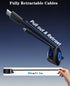 Retractable Car Charger, KOOPAO 69W 4 in 1 Fast Charging Adapter with Multi USB C Cables for iPhone 15/14/13/12/11