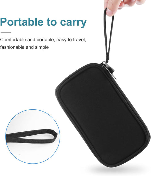 Electronic Accessories Organizer Carry Bag, Travel Cable Organizer Pouch for Cord, Charger, Earphones (M)