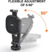 VRIG MG-03 16 15 14 13 12 360 Magnetic Phone Tripod Mount, Tripod Mount for Magsafe Cold Shoe for iPhone Series