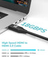 4K 25Feet, CL3 2.0 (HDR10 8/10bit 18Gbps HDCP2.2 HDMI Cable in-Wall Rated HDMI Cable Support ARC) High Speed HD