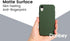 iPhone XR Case, Matte Shockproof Drop Protection, Slim Minimalist Cover, Forest Green, 6.1 Inches - Dark Green