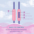 Donut Kids Earbuds, Wired Earphones & in-Ear Headphones with Microphone, Lovely Storage Case, Gifts for School, Purple